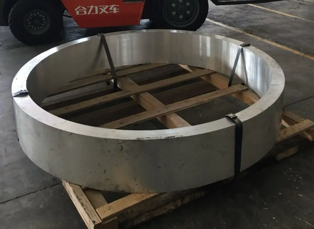 Open-die hydraulic press forming custom aluminum forging ring blank 1xxx to 8xxx alloy